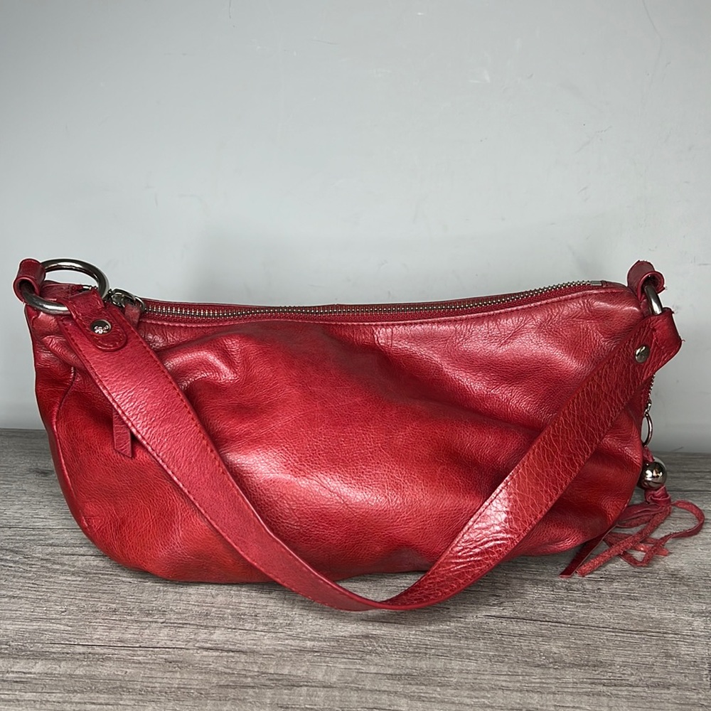 HOBO Bag Purse Red Leather